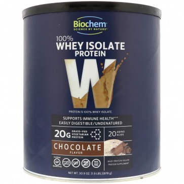 Country Life BioChem 100% Whey Protein Chocolate Flavor 30.9 oz