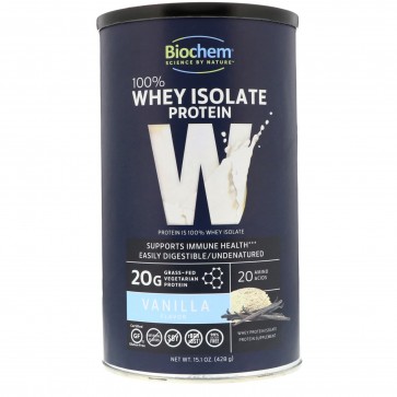 Biochem Sports by Country Life - 100% Whey Protein Powder Vanilla - 14.9 oz.