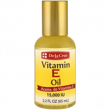 De La Cruz Vitamin E Oil 15,000 IU 2.2 fl oz (65 mL)