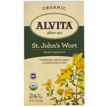 Alvita Organic Herbal Tea St. John's Wort Tea  24 Tea Bags