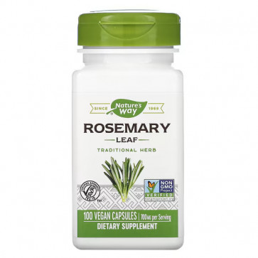Rosemary Leaves 400 mg 100 Capsules by Nature's Way 