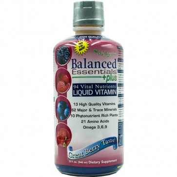 Wellgenix Balanced Essentials Liquid Vitamin Berry 32 oz