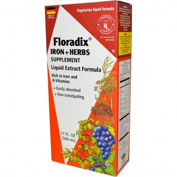 Flora Floradix Iron and Herbs Liquid 17 fl oz