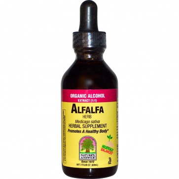 Nature's Answer, Alfalfa Herb, Organic Alcohol Extract, 2 fl oz (60 ml)