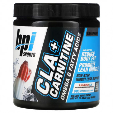 BPI Health CLA + Carnitine Rainbow Ice 300 Grams (50 Servings)