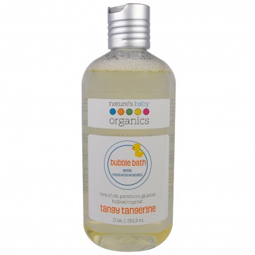 Nature's Baby Organics, Bubble Bath, Tangy Tangerine, 12 fl oz (354.9 ml)