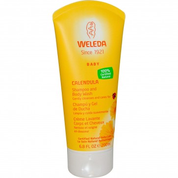 Weleda Baby Calendula Shampoo and Body Wash 6.8 oz