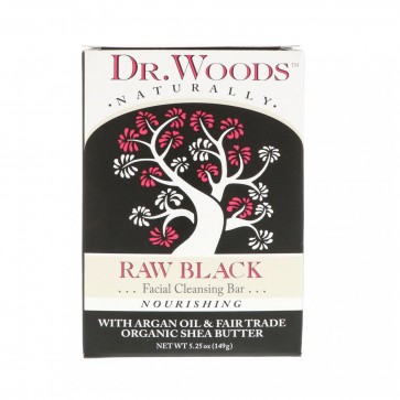 Dr. Woods Raw Black Facial Cleansing Bar