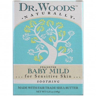 Dr. Woods Unscented-Baby Mild Castile Bar Soap