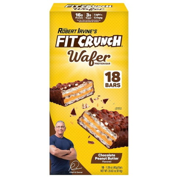 Robert Irvine's Fit Crunch Wafer Chocolate Peanut Butter