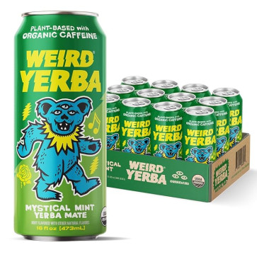 Drink Weird - Organic Mystical Mint Yerba Mate – 16oz Can