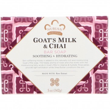 Nubian Heritage Goats Milk & Chai Bar Soap 5 oz