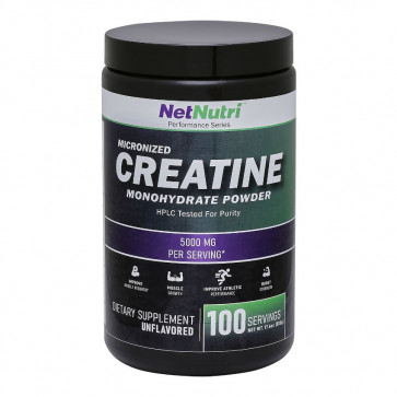 Creatine Monohydrate 5000mg 100 Servings by NetNutri