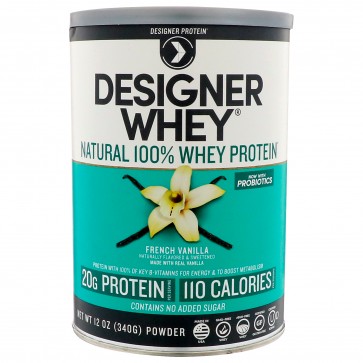 Designer Whey 100% Premium Whey Protein, French Vanilla 12 oz (360 g)