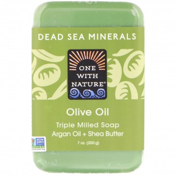 One With Nature-Dead Sea Olive Oil Soap 7oz