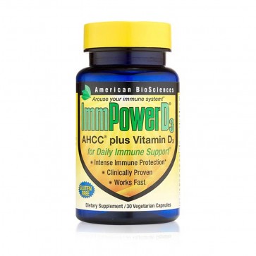 American Biosciences ImmPower D3 30 Vegetarian Capsules