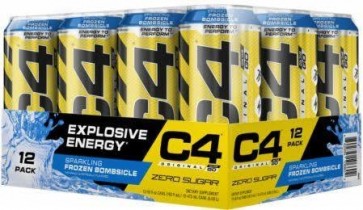 Cellucor C4 On the Go Sparkling Frozen Bombsicle 16 oz Can