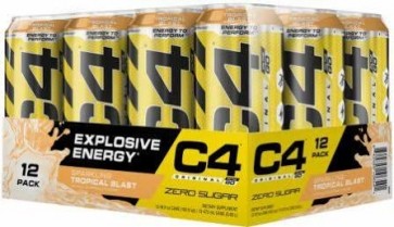 Cellucor C4 On the Go Sparkling Tropical Blast 16 oz Can