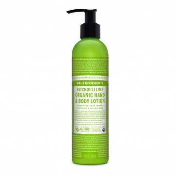 Dr. Bronner's & Sun Dog's Magic Organic Lotion Patchouli Lime 8 oz