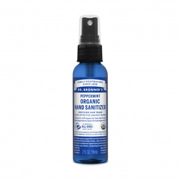 Dr. Bronner's Peppermint Organic Hand Sanitizer 2 fl oz