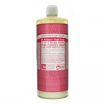 Dr. Bronner's - Pure Castile Bar Organic Soap Hemp Rose (5 oz)