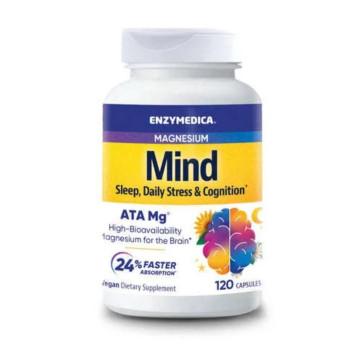 Enzymedica Magnesium Mind Sleep, Daily Stress & Cognition 120 Capsules
