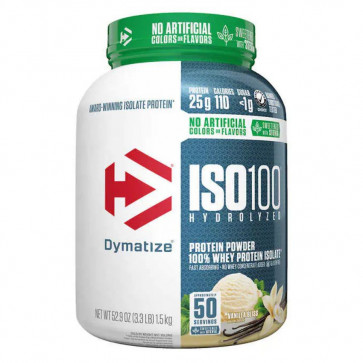 Dymatize ISO 100 Vanilla Bliss 50 Servings (3 lbs)