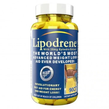 Lipodrene With Ephedra Extract 100 Tablets by Hitech