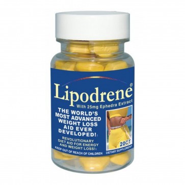 Lipodrene With Ephedra Extract 100 Tablets by Hitech