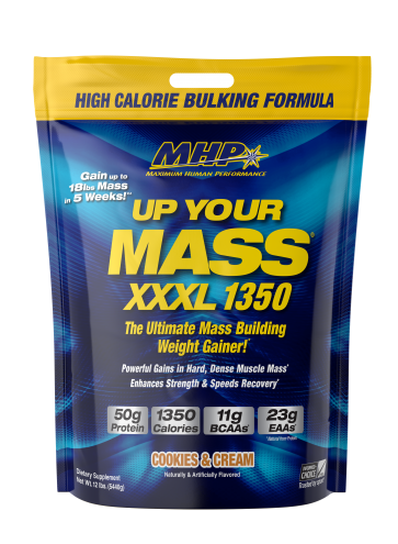 Up Your Mass XXXL 1350 Cookies and Cream 12 lbs
