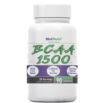 NetNutri Performance Series BCAA 1500mg 90 Capsules