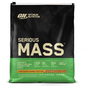 Serious Mass chocolate peanut butter 6LB Optimum Nutrition