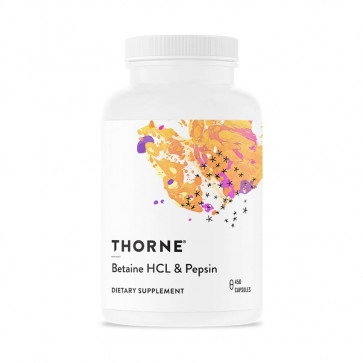 Betaine HCL & Pepsin 450 Capsules by Thorne