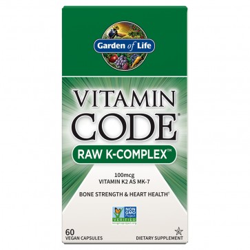 Garden of Life Vitamin Code R K-Complex 60 Capsules 