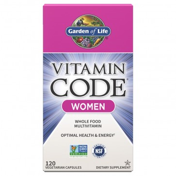 Garden of Life Vitamin Code RAW Women's Multi Formula 120 Vegetarian Capsules