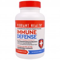Vibrant Health Immune Defense 60 Vegetable Capsules