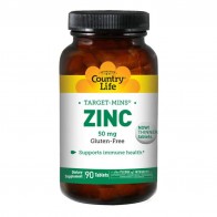 Country Life Zinc Target Mins 50 mg 90 Tablets