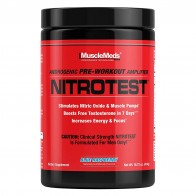 MuscleMeds NitroTest Pre-Workout Blue Raspberry 16.72 oz