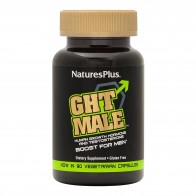 Nature's Plus, GHT Male, Human Growth Hormone And Testosterone Boost For Men, 90 Capsules