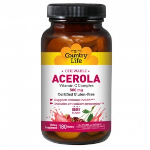 Chewable Acerola Vitamin C Berry 180 Wafers
