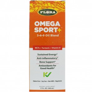 Flora Omega Sport + 3 6 9 Oil Blend 17 fl oz 