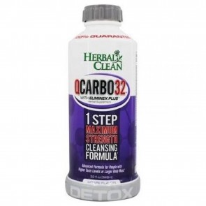 Herbal Clean QCarbo 32 Maximum Strength Tropical Flavor 12 oz