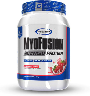 Gaspari Nutrition Myofusion Advanced Protein Strawberries & Cream 2 lbs
