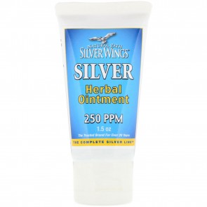 Natural Path Silver Wings Silver Herbal Ointment 250 PPM 1.5 oz