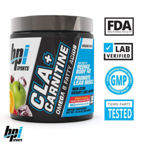 BPI Health CLA + Carnitine Fruit Punch 300 Grams (50 Servings)