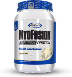 Gaspari Nutrition Myofusion Advanced Protein Vanilla Ice Cream 2 lbs