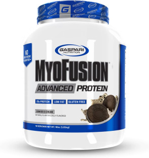 Gaspari Nutrition Myofusion Advanced Protein Cookies & Cream 4 lbs