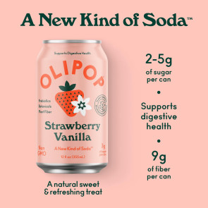 Olipop Strawberry Vanilla 12FL OZ RTD