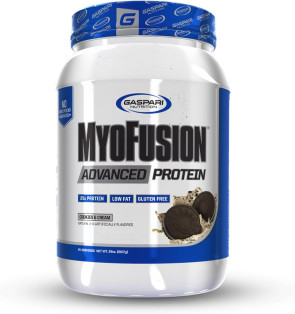 Gaspari Nutrition Myofusion Advanced Protein Cookies & Cream 2 lbs