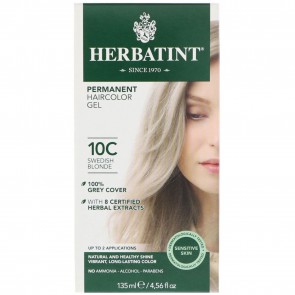 Herbatint Herbal Haircolor Permanent 10C Swedish  Blonde